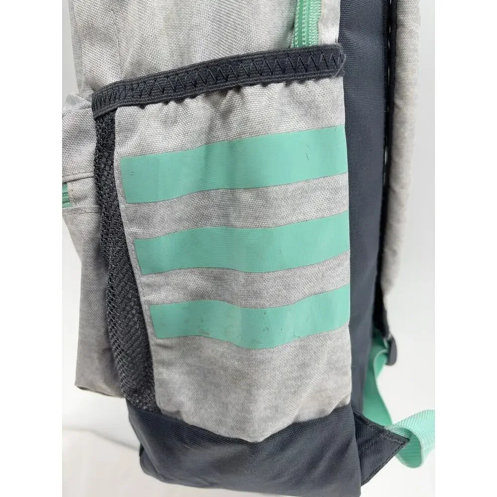 Adidas Grey and Teal Core Backpack